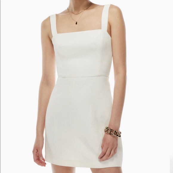 Aritzia Wilfred Aperature Tie-Back Square Neck Dress Size 2